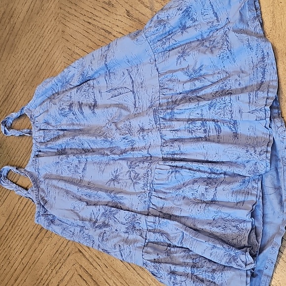 Gap Blue Floral Sleeveless Dress Size S - Picture 8 of 9